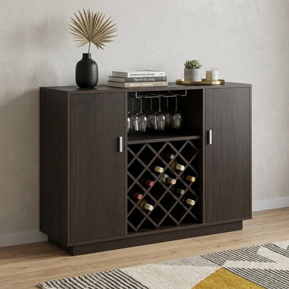 47" Espresso Server with Two Doors