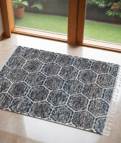 3' X 5' Gray Area Rug