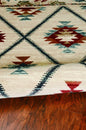 8' X 10' Ivory Southwestern Indoor Outdoor Area Rug