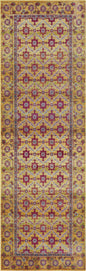 3' X 8' Gold Polypropylene Rug