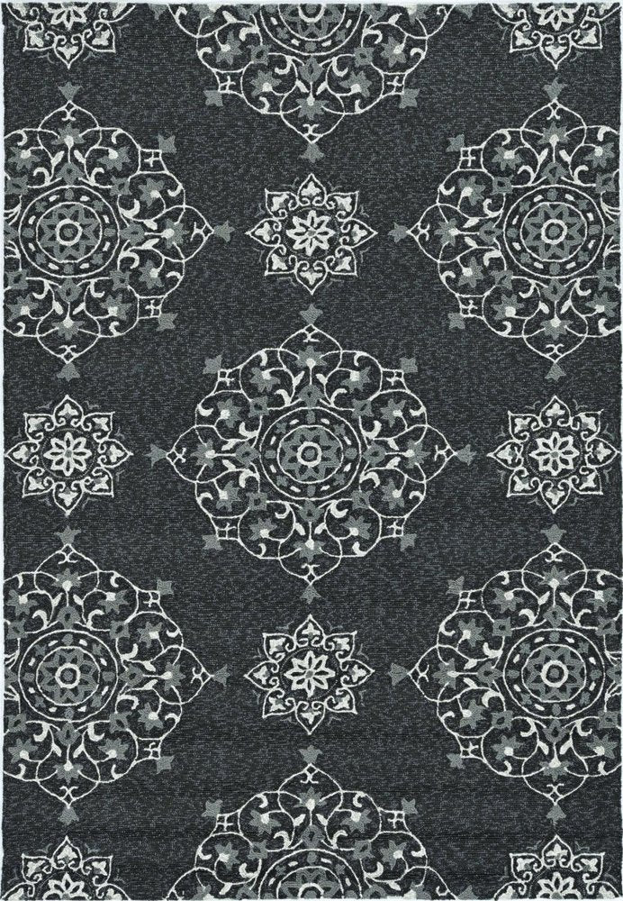 8' X 10' Charcoal Hand Tufted Area Rug