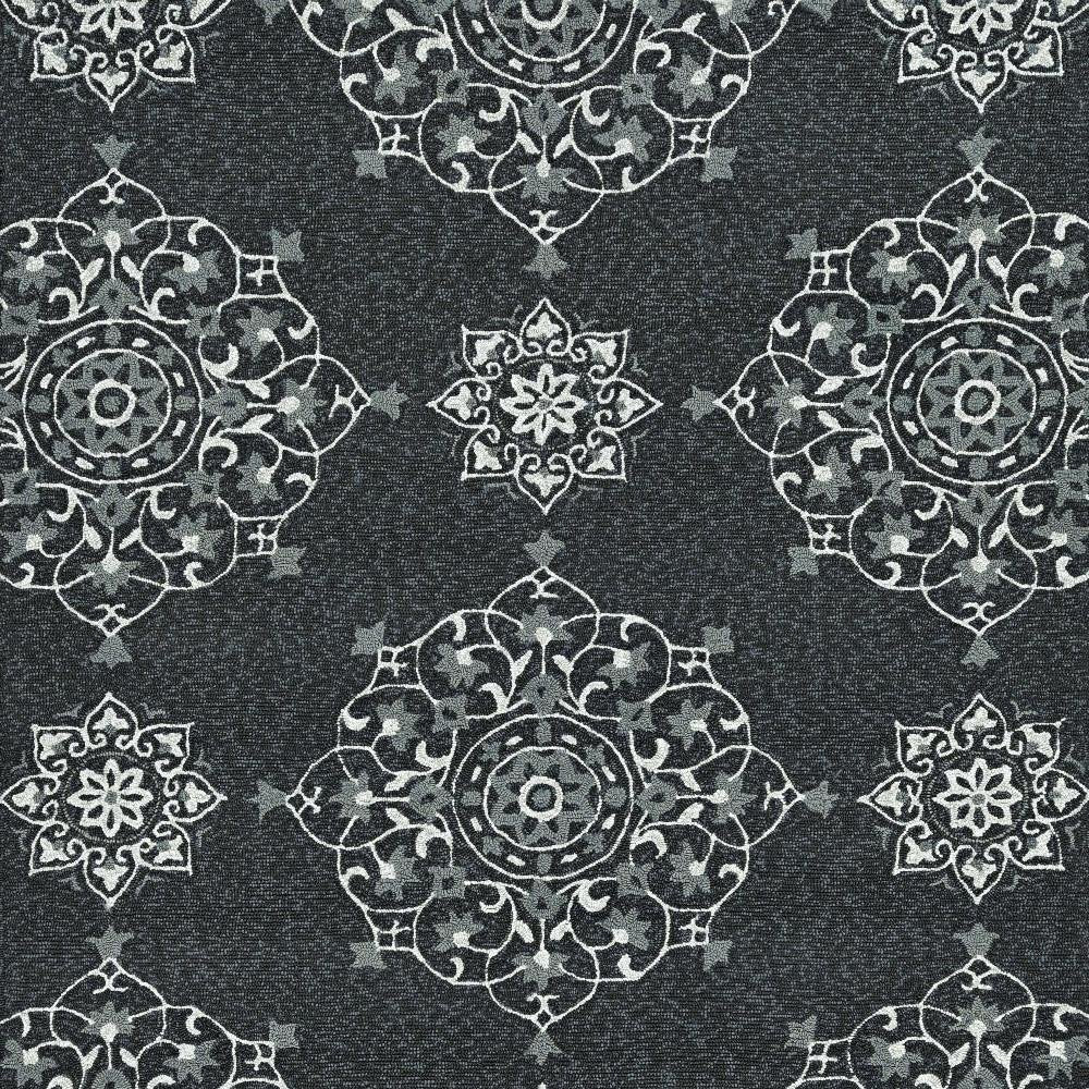 8' X 10' Charcoal Hand Tufted Area Rug