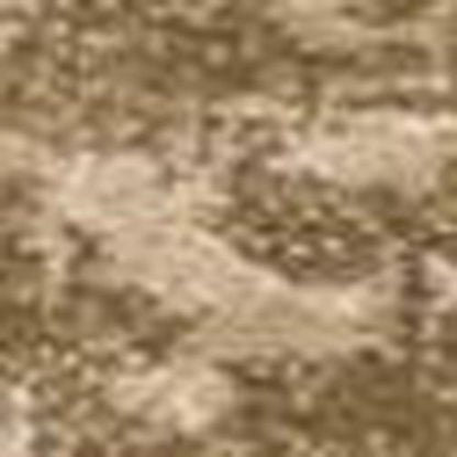 7' X 10' Beige And Tan Floral Medallion Area Rug