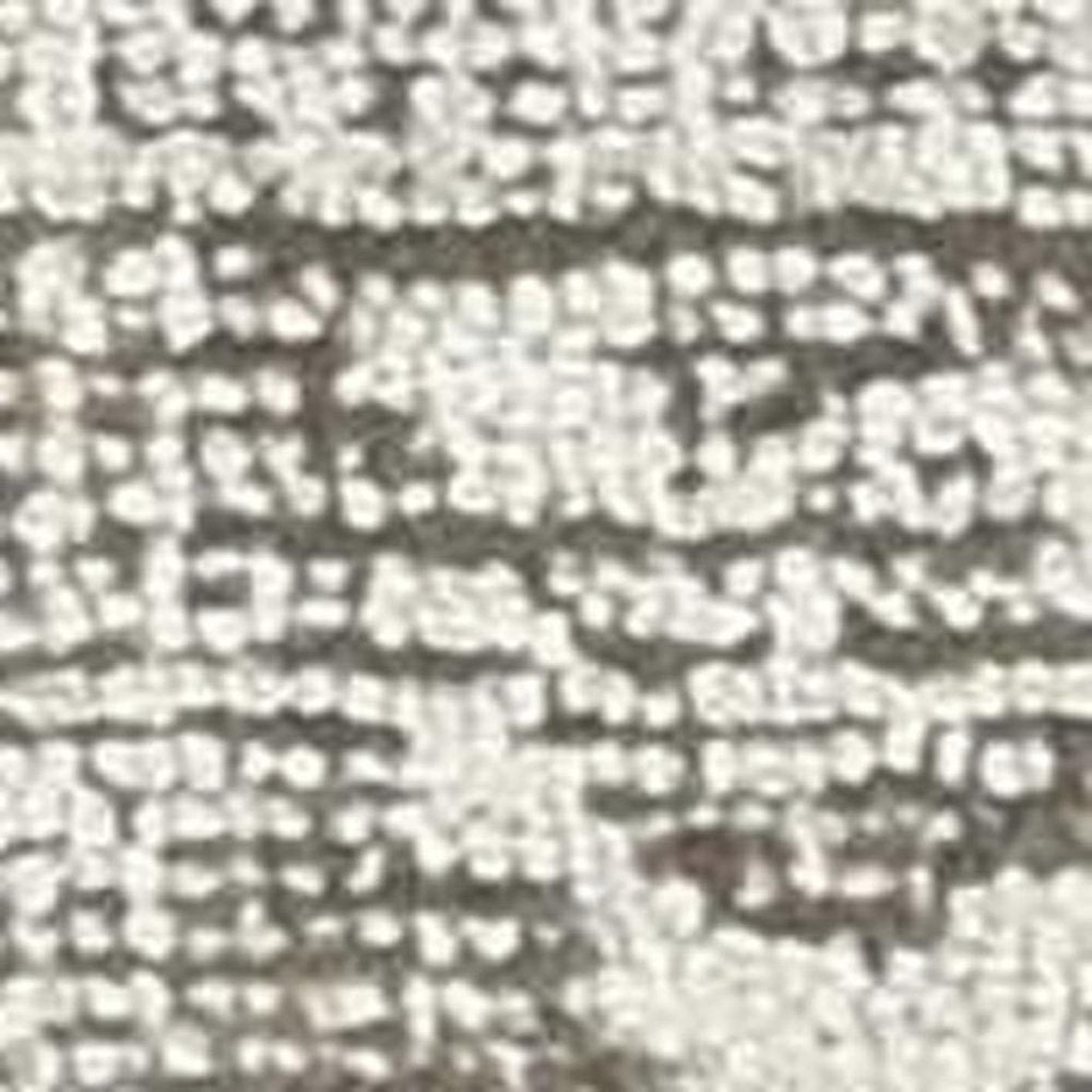 5' X 7' Ivory Gray And Green Wool Floral Hand Tufted Distressed Area Rug