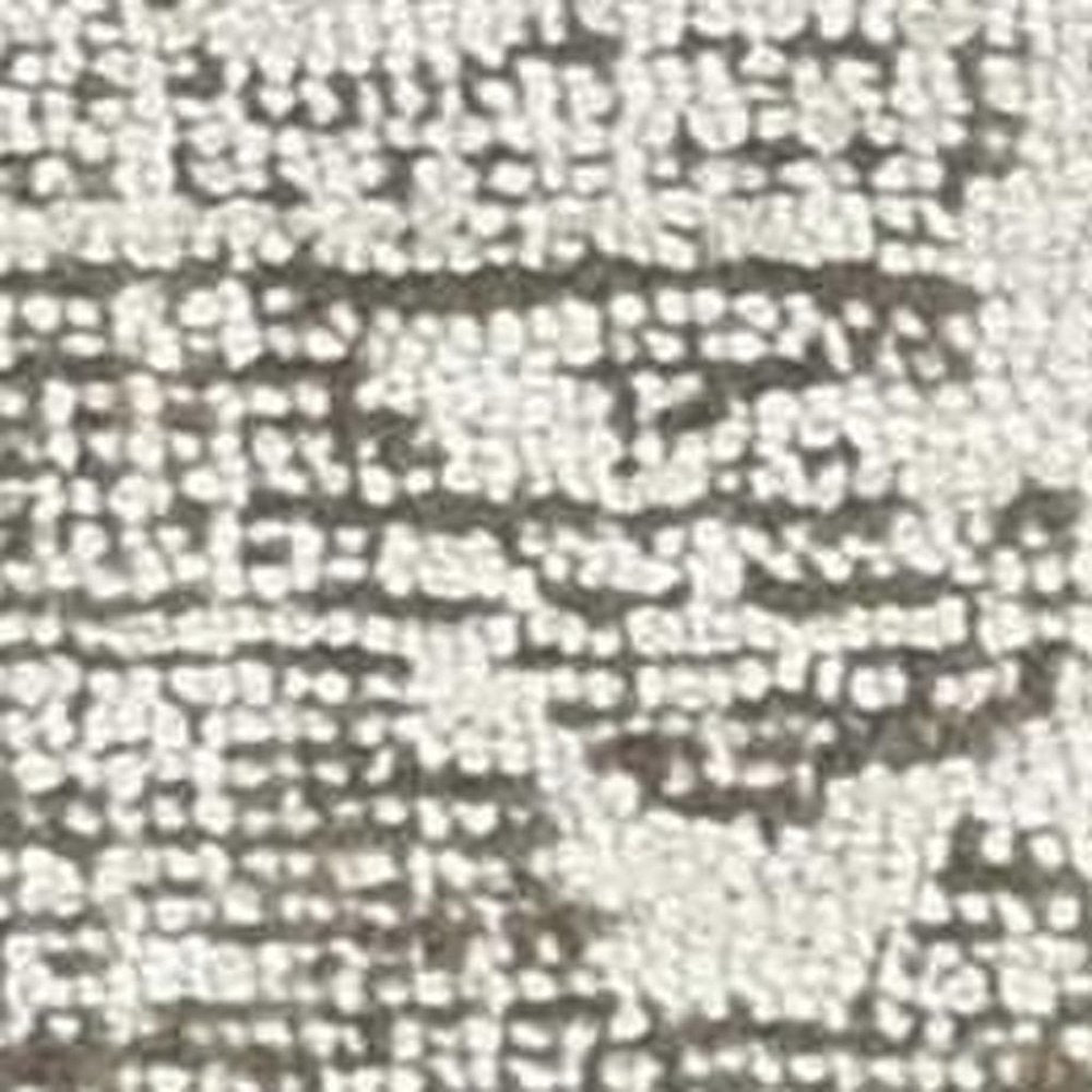 5' X 7' Ivory Gray And Green Wool Floral Hand Tufted Distressed Area Rug
