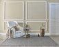5' X 7' Gray And Light Gray Wool Floral Medallion Hand Tufted Area Rug