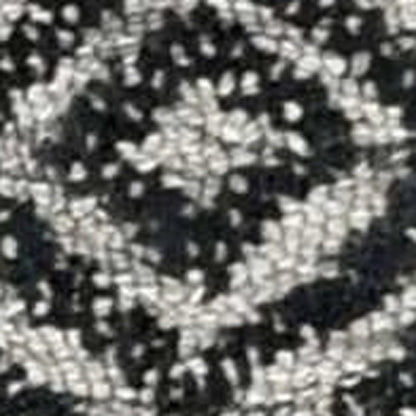 5' X 7' Gray And Black Wool Geometric Hand Tufted Area Rug