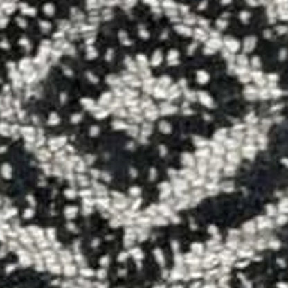 5' X 7' Gray And Black Wool Geometric Hand Tufted Area Rug