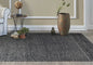 96 X 132 Grey Or  Black Wool Rug