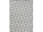 8' Gray And Light Gray Wool Geometric Hand Tufted Runner Rug