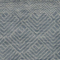 5' X 7' Denim Blue And Gray Wool Geometric Hand Tufted Area Rug