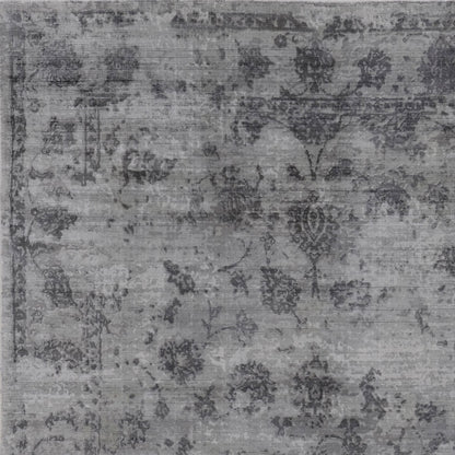 5' X 7' Beige Tan And Gold Abstract Hand Loomed Distressed Area Rug