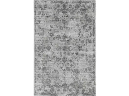 5' X 7' Beige Tan And Gold Abstract Hand Loomed Distressed Area Rug