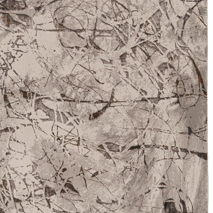 10' X 13' Gray and Ivory Area Rug