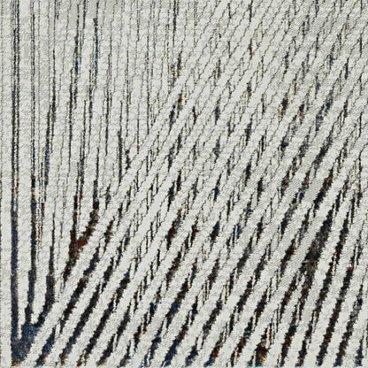 10' X 13' Ivory And Gray Geometric Area Rug
