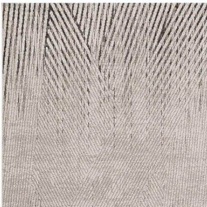 10' X 13' Ivory And Gray Geometric Area Rug