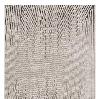 10' X 13' Ivory And Gray Geometric Area Rug