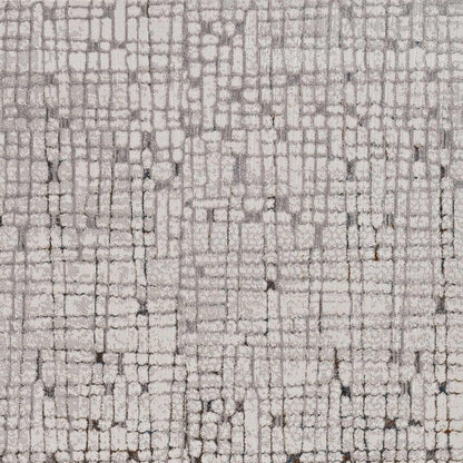 10' X 13' Gray And Black Abstract Area Rug