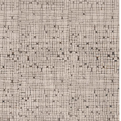 10' X 13' Gray And Black Abstract Area Rug