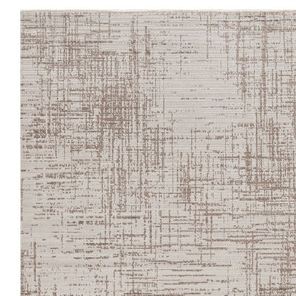 4' X 5' Natural Abstract Area Rug