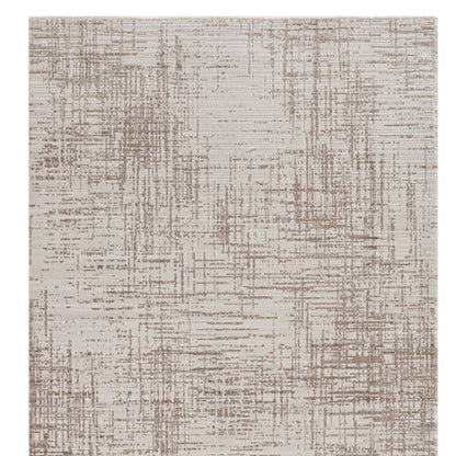 4' X 5' Natural Abstract Area Rug