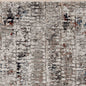 4' X 5' Beige And Gray Abstract Distressed Area Rug