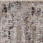 4' X 5' Beige And Gray Abstract Distressed Area Rug