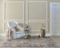 8' Beige And Gray Abstract Round Rug
