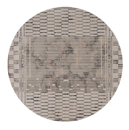 8' Natural Round Area Rug