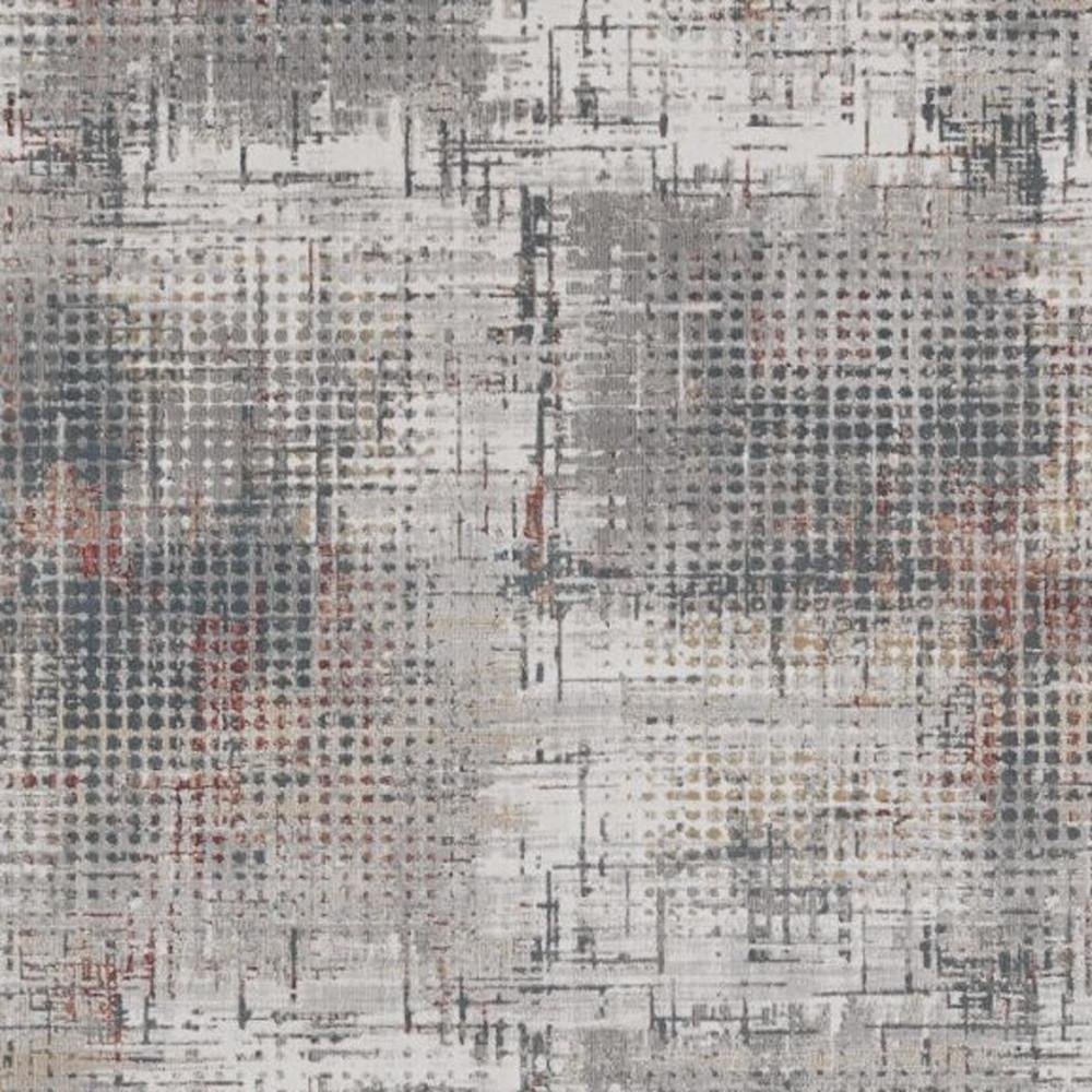 3' X 5' Gray Abstract Area Rug
