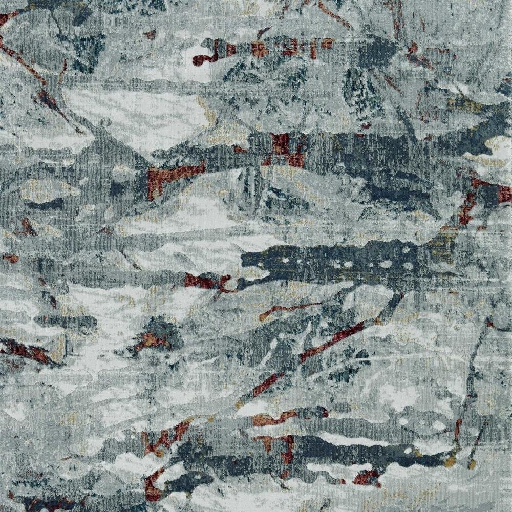 3' X 5' Gray Abstract Area Rug