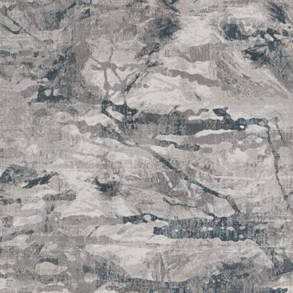10' X 13' Gray And Beige Abstract Area Rug