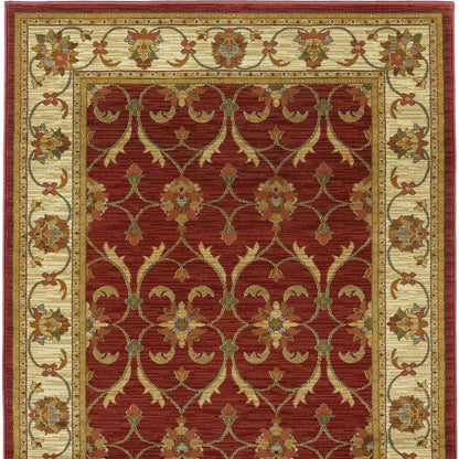 8' X 10' Multicoloured Floral Area Rug