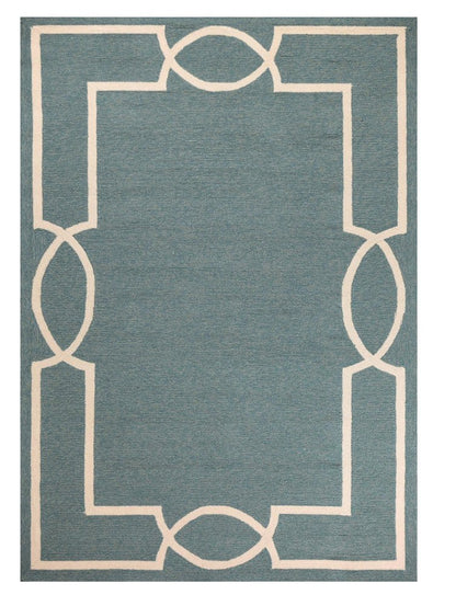 3' X 5' Gray And Ivory Handmade Indoor Outdoor Area Rug