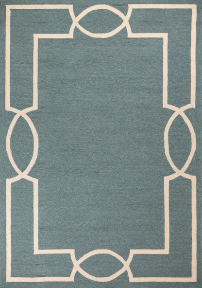 3' X 5' Gray And Ivory Handmade Indoor Outdoor Area Rug