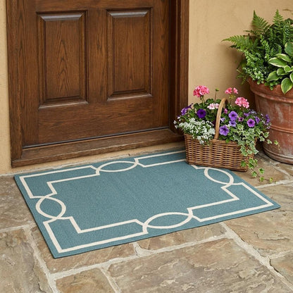 3' X 5' Gray And Ivory Handmade Indoor Outdoor Area Rug