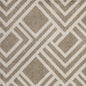 3' X 5' Beige Geometric Indoor Outdoor Area Rug