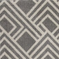 5' X 8' Gray Geometric Indoor Outdoor Area Rug