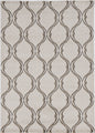 7' X 10' Ivory Moroccan Indoor Outdoor Area Rug