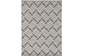 3' X 5' Gray Geometric Indoor Outdoor Area Rug