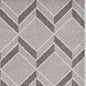 5' X 8' Gray Geometric Indoor Outdoor Area Rug