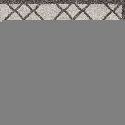 7' X 10' Gray Geometric Indoor Outdoor Area Rug