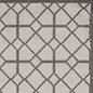 7' X 10' Gray Geometric Indoor Outdoor Area Rug