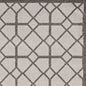2' X 4' Ivory Geometric Indoor Outdoor Area Rug