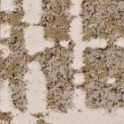 10' X 13' Ivory Taupe And Gold Abstract Area Rug
