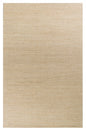 5' X 7' Tan And Ivory Hand Woven Area Rug