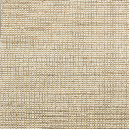 8' X 11' Ivory Hand Woven Wool And Jute Indoor Area Rug