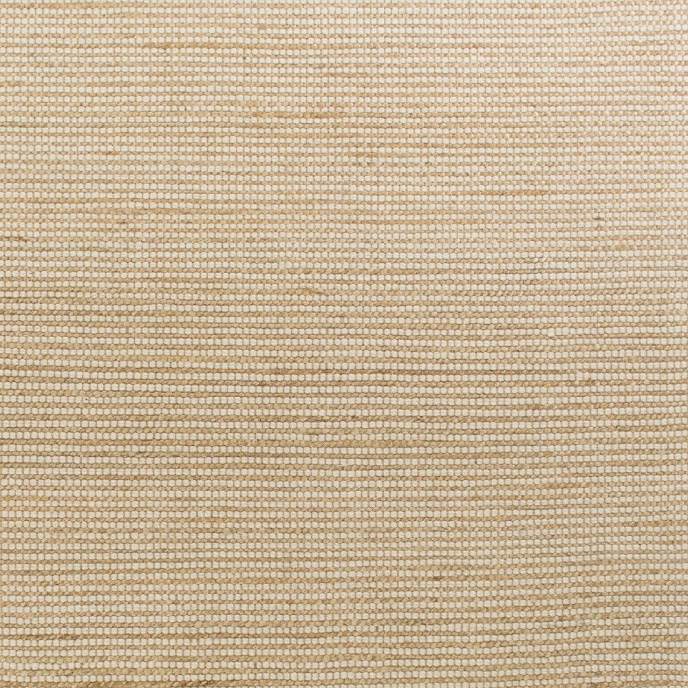 7' X 10' Tan and Ivory Wool Hand Woven Area Rug