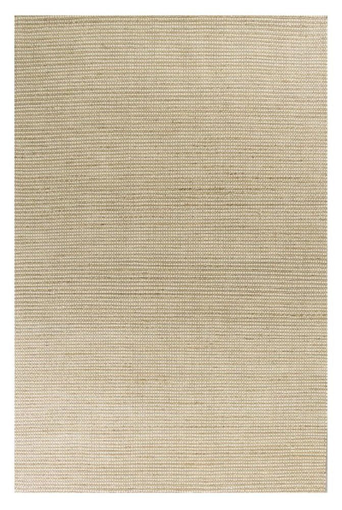 8' X 11' Tan And Ivory Hand Woven Area Rug