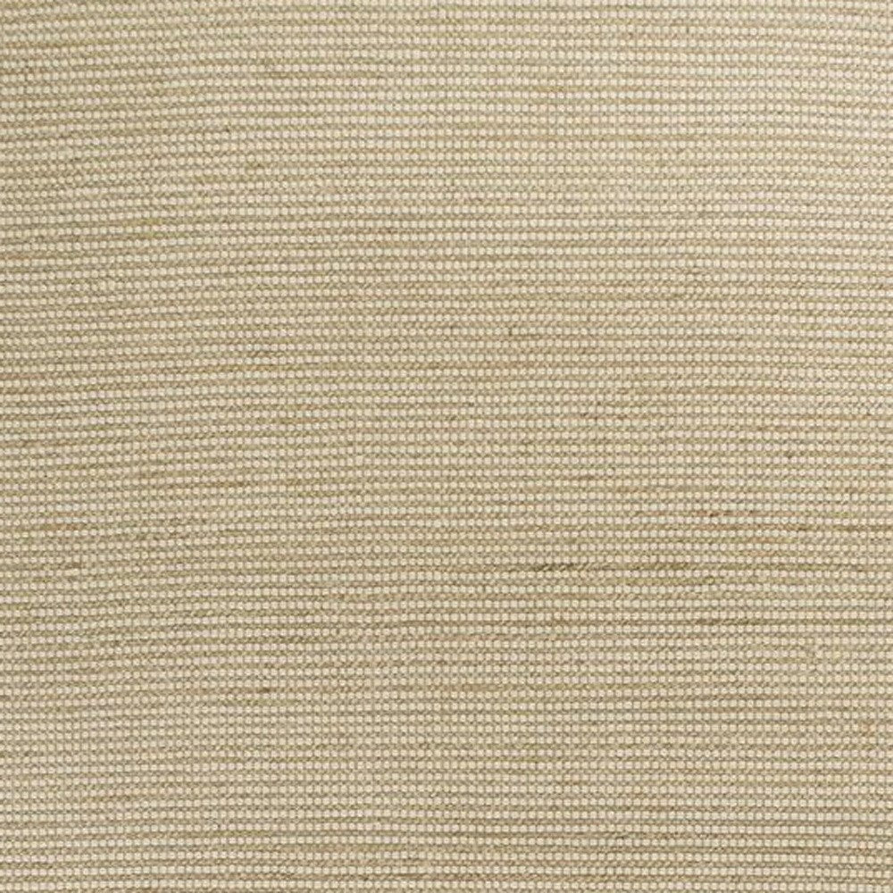 7' X 10' Tan and Ivory Wool Hand Woven Area Rug